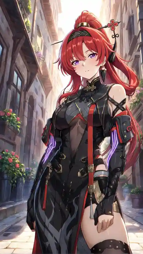 4k吟霖壁纸 - 少女 - 旗袍 - 立绘「哲风壁纸」