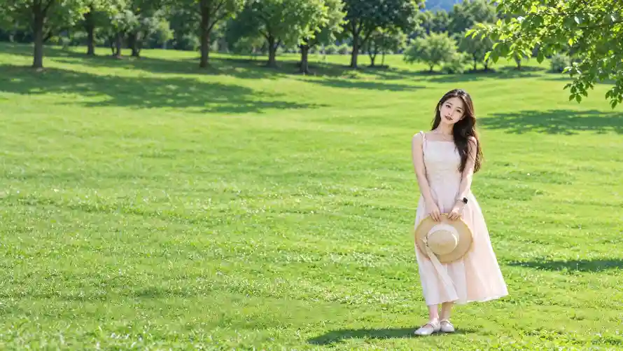 4k人像壁纸 - 夏日 - 户外 - 树林「哲风壁纸」