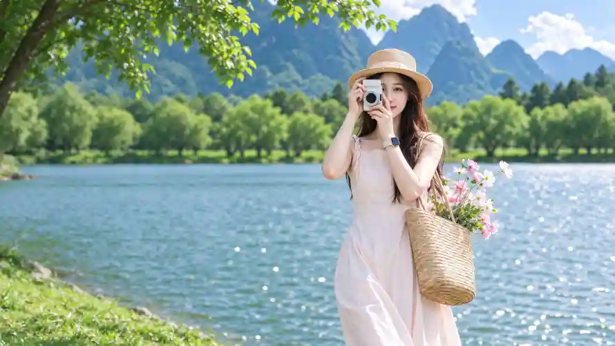 3k夏日壁纸-度假 - 清新-湖泊「哲风壁纸」