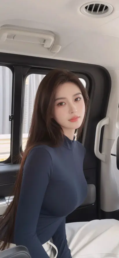 4k侧脸壁纸 - 气质 - 红唇 - 美女「哲风壁纸」