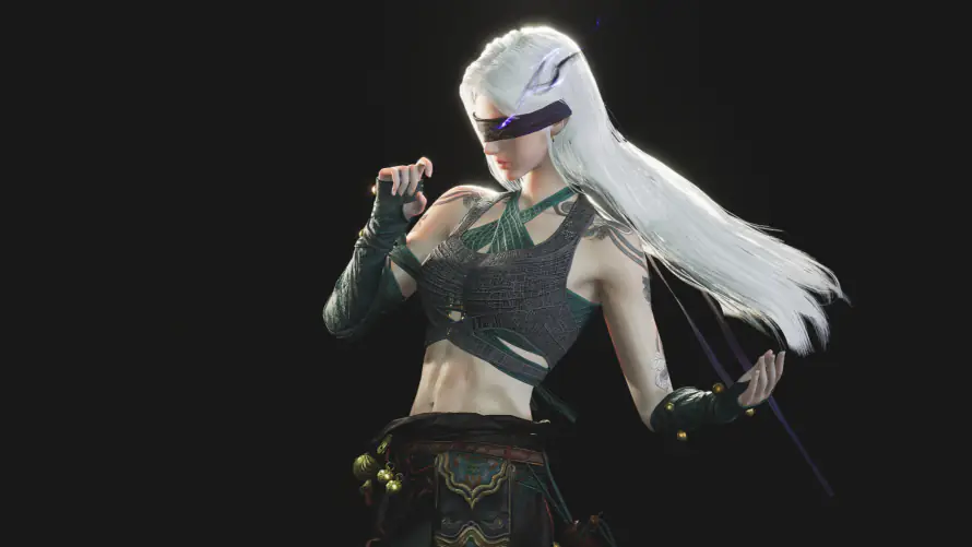 4k武侠壁纸 - 白发 - 蒙眼 - 露腰「哲风壁纸」 4k武侠壁纸 - 白发 - 蒙眼 - 露腰「哲风壁纸」