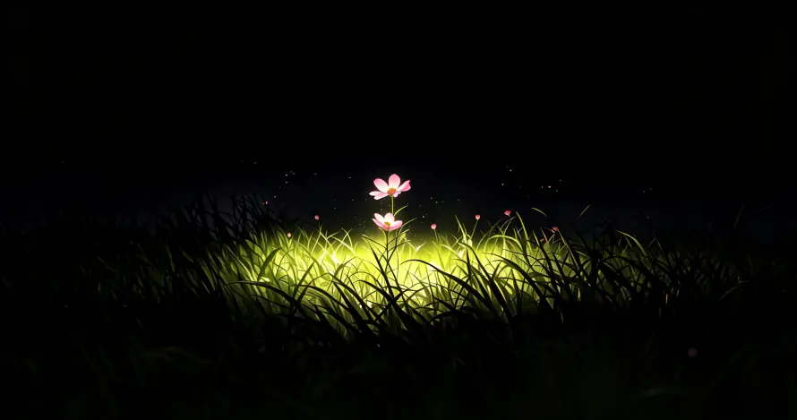 3k夜晚壁纸-微光 - 暗调-治愈「哲风壁纸」
