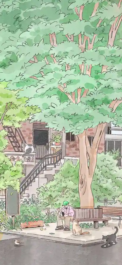 4k休闲壁纸 - 卡通 - 夏日 - 房屋「哲风壁纸」