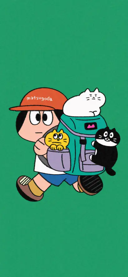 4k卡通壁纸 - 旅行 - 橘猫 - 猫咪「哲风壁纸」
