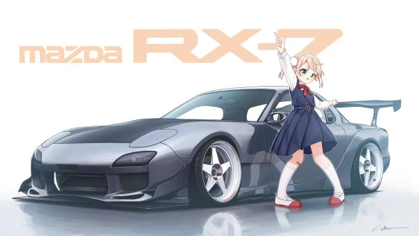 0k及膝壁纸-修改的 - 车-马自达RX-7「哲风壁纸」