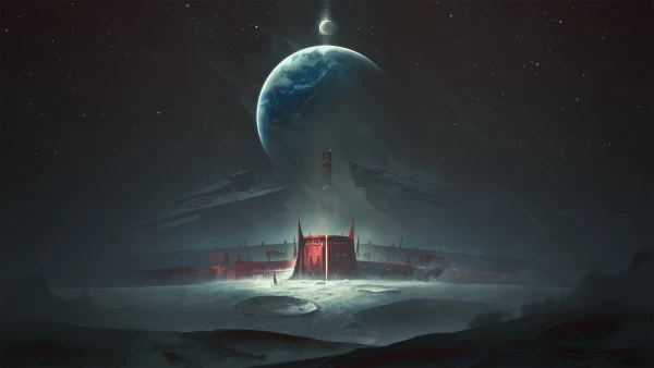 4k天空壁纸-命运2与星星-科幻小说免费下载「哲风壁纸」