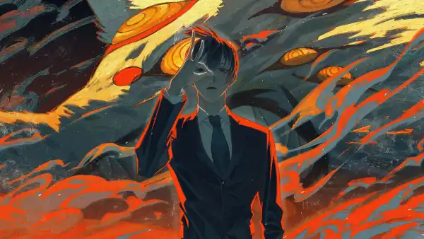 8k狐狸壁纸-电锯人与动漫男孩-壁纸分享「哲风壁纸」