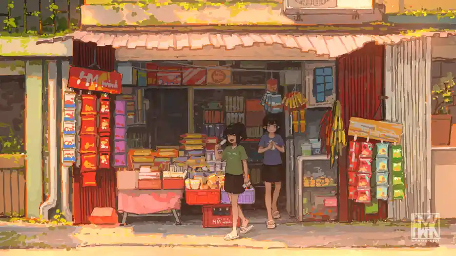 4k店面壁纸-尖耳朵 - 棒冰-动漫女孩壁纸推荐「哲风壁纸」
