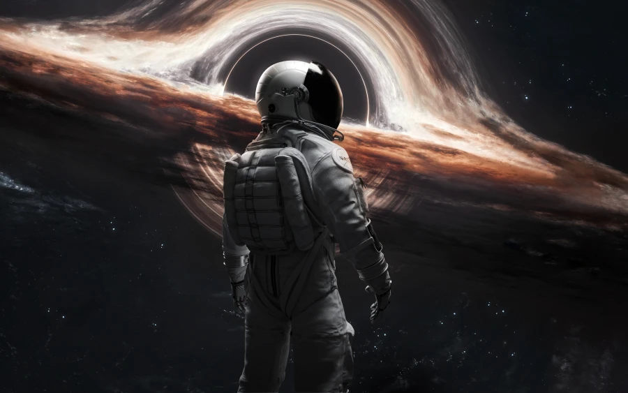 4k星星眼星星眼壁纸-星星眼系背景-《黑洞》-宇航员「哲风壁纸」