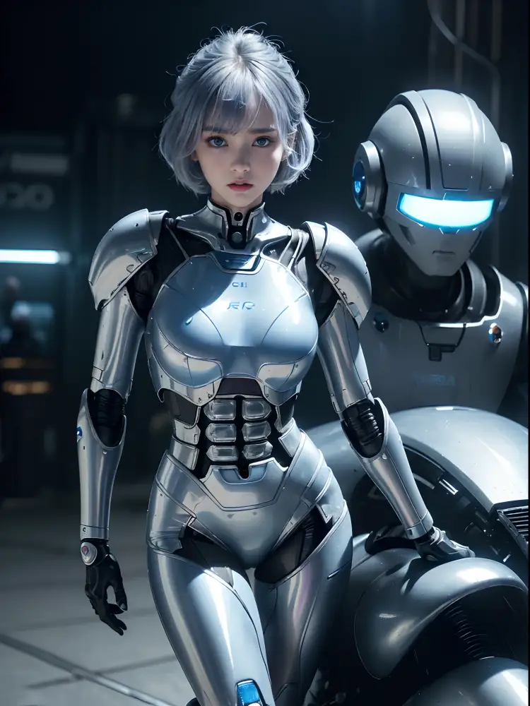 《AI》手机壁纸-美女-机器人图片-紧身衣「哲风壁纸」