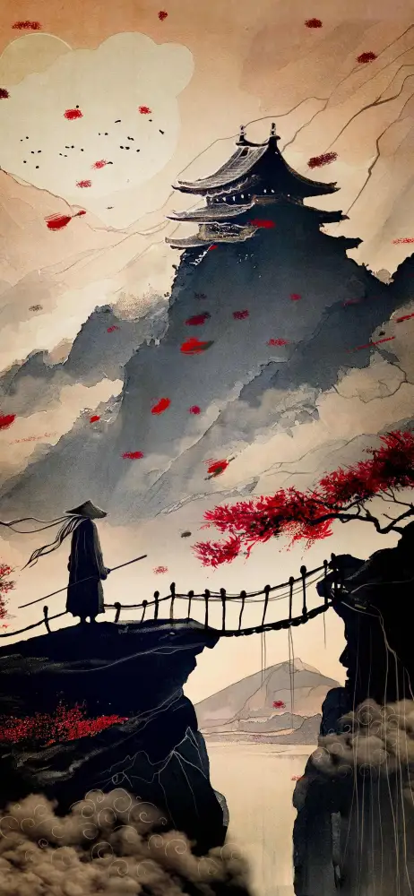 《武侠》手机壁纸-水墨壁纸 - 精选壁纸「哲风壁纸」