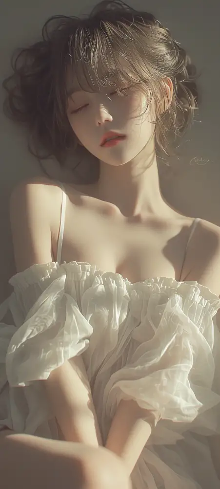 《美女》手机壁纸-插画艺术壁纸 - 壁纸推荐「哲风壁纸」