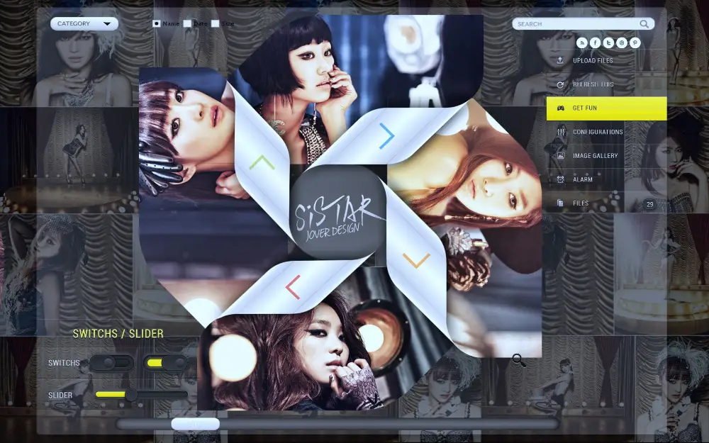 2k韩国女团壁纸-SISTAR背景-壁纸分享「哲风壁纸」