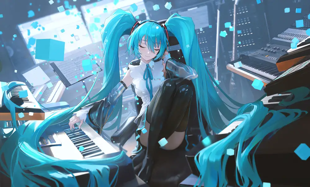 2k动漫壁纸-初音未来背景-免费下载「哲风壁纸」