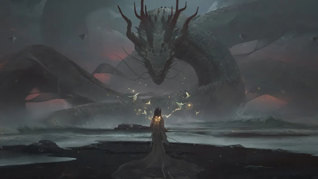2k东方玄幻壁纸-龙背景-热门的壁纸「哲风壁纸」