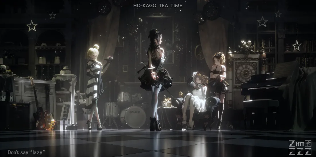 6k轻音少女壁纸 - k-on背景图片「哲风壁纸」