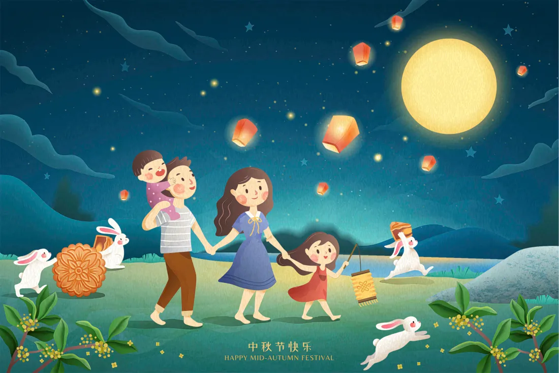 5k中秋壁纸-传统节日-《热门的壁纸》「哲风壁纸」