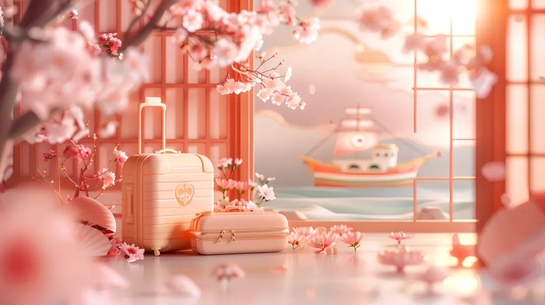 4k行李箱壁纸-船背景-《热门的壁纸》「哲风壁纸」