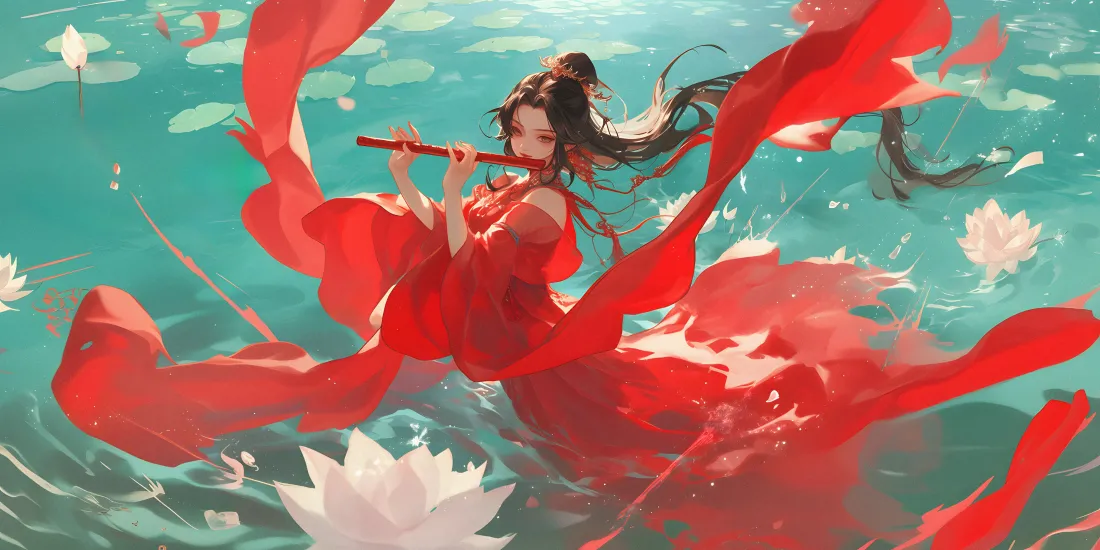 6k国风壁纸-女侠背景图片 - 壁纸推荐「哲风壁纸」