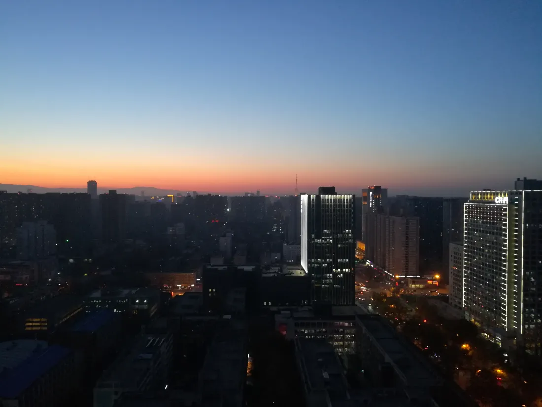 4k城市壁纸 - 爱情背景-落日「哲风壁纸」