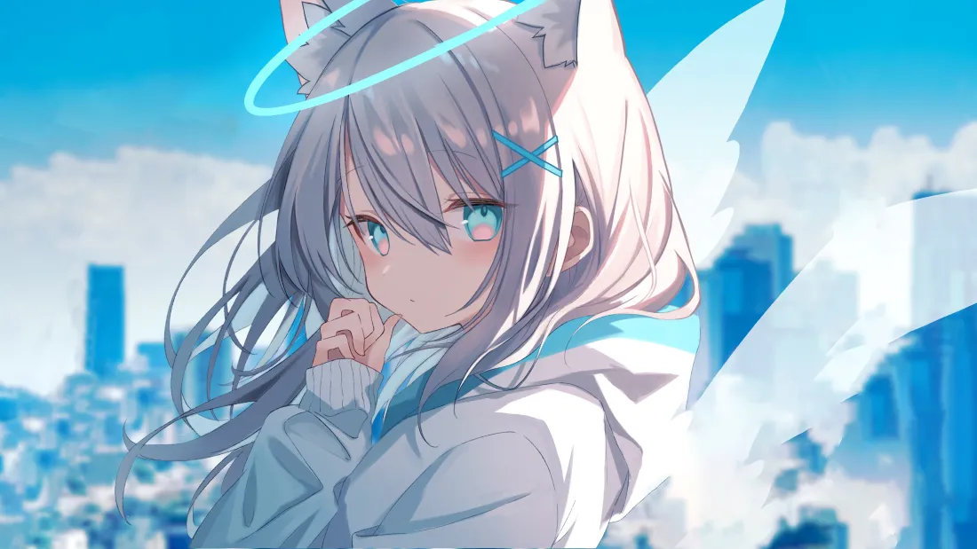 4k少女壁纸-猫耳壁纸 - 壁纸分享「哲风壁纸」