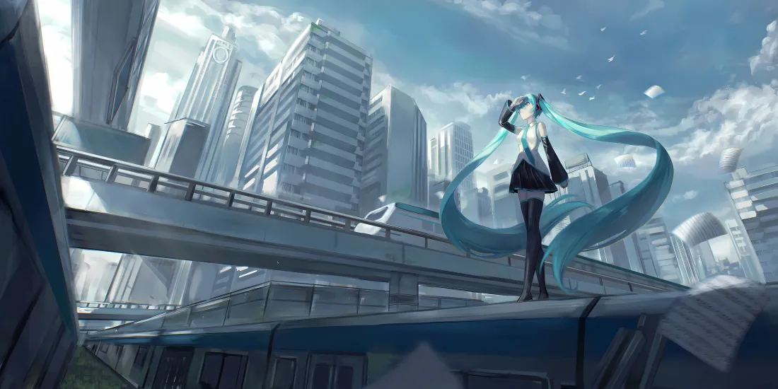 4k初音壁纸-初音未来背景图片 - 美图合集「哲风壁纸」