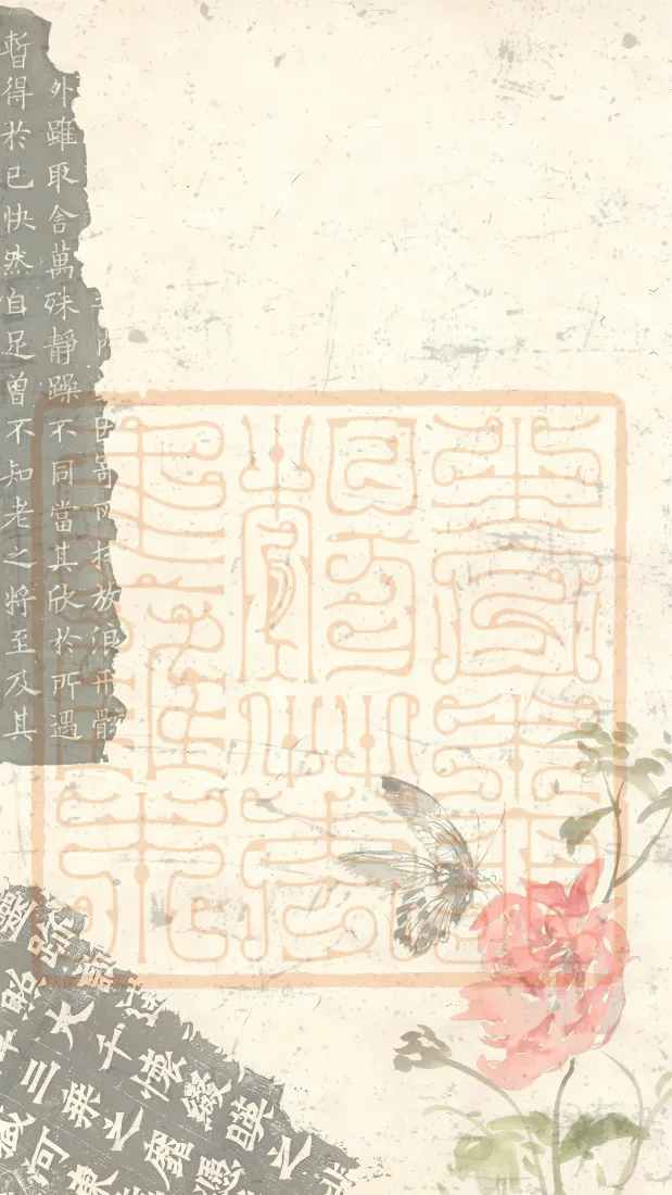 《书法》手机壁纸-古风背景图片 - 碑文「哲风壁纸」