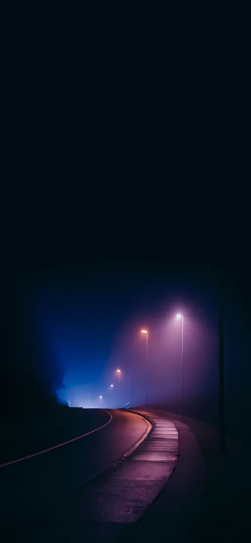 《街道》手机壁纸-夜晚路灯下背景图片 - 壁纸分享「哲风壁纸」