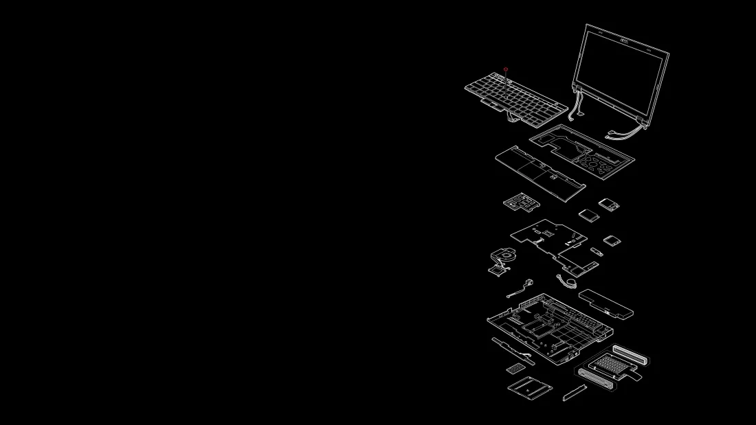 4k小黑壁纸 - ThinkPad背景图片「哲风壁纸」