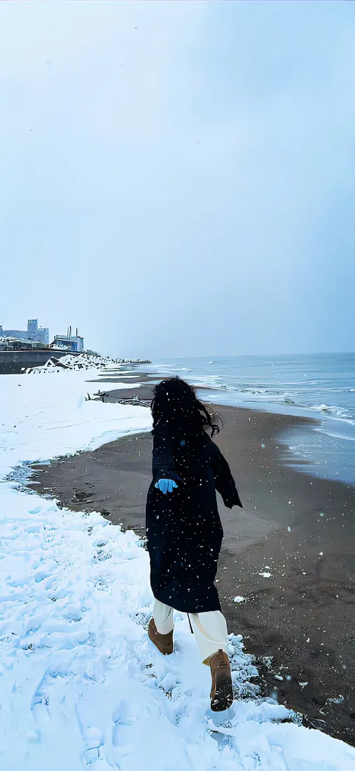 《雪天》手机壁纸 - 清新背景图片「哲风壁纸」