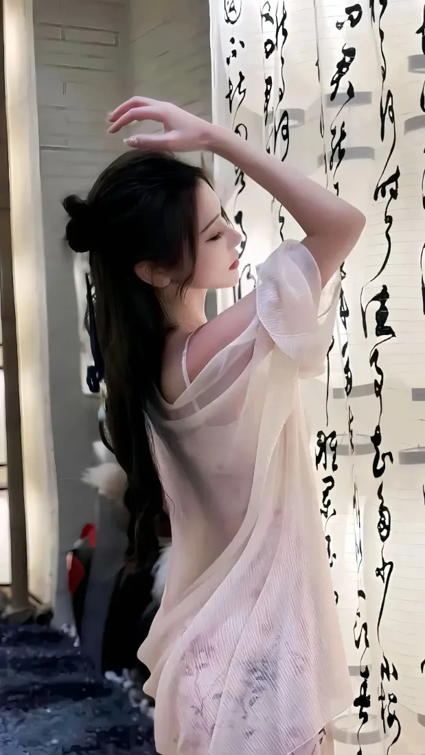 性感古风美女壁纸｜白透背景图片 - 优雅佳人「哲风壁纸」