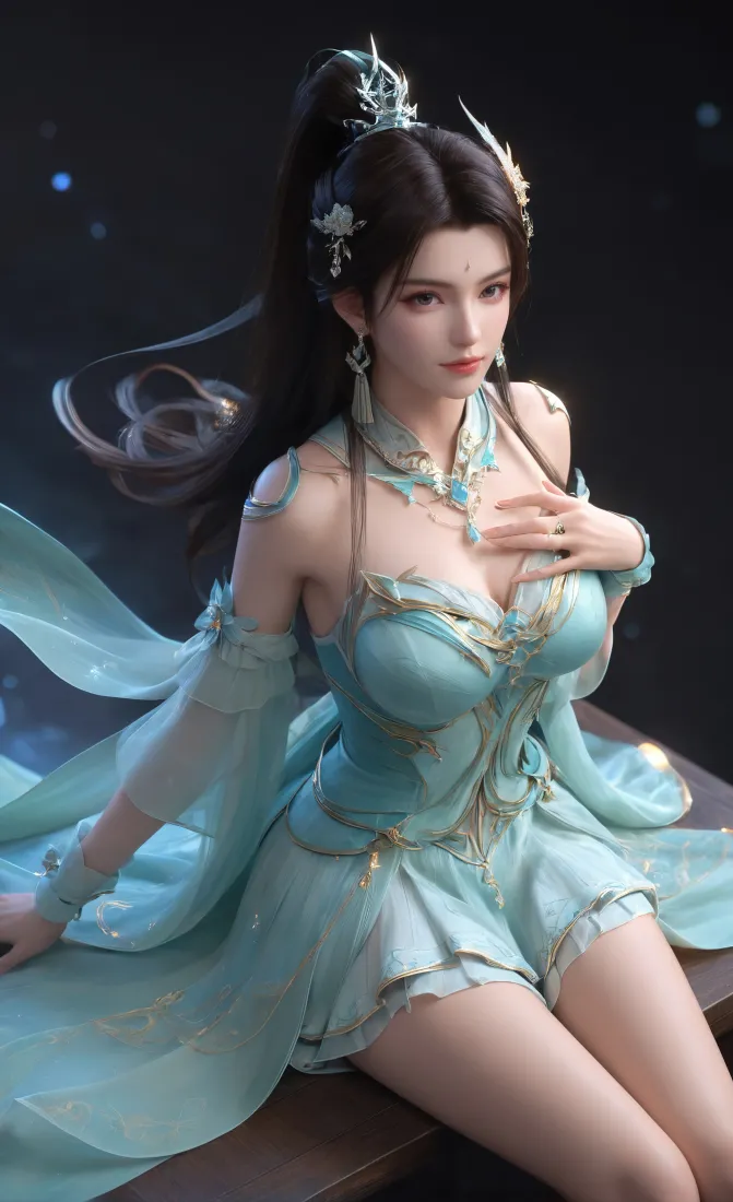 熏儿斗破苍穹壁纸｜高清背景图片 - 唯美古风女神「哲风壁纸」