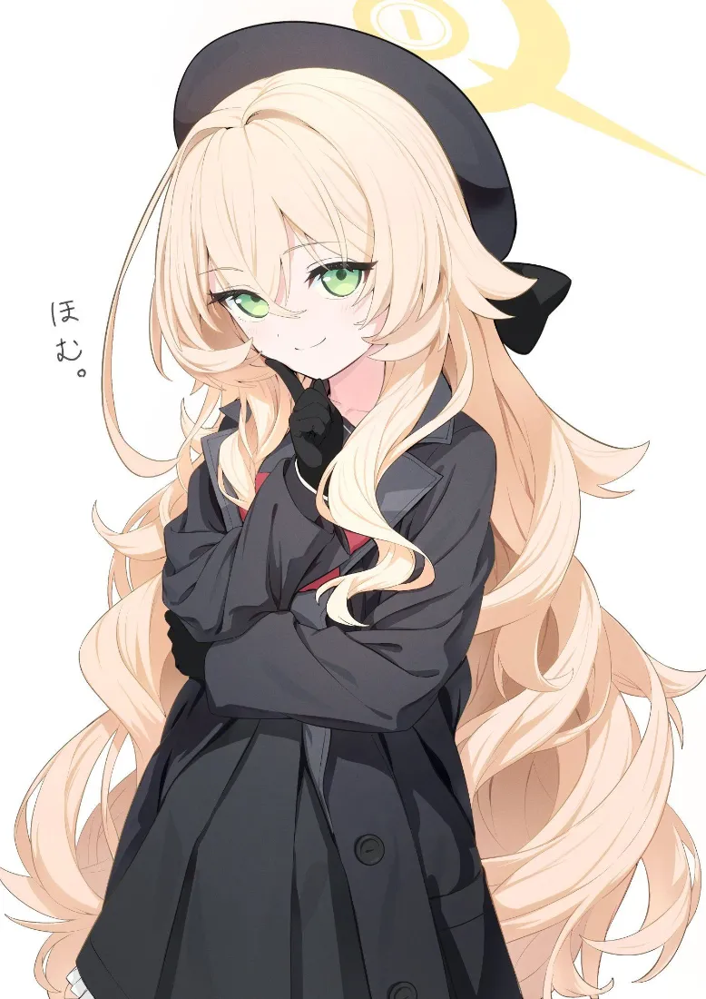 碧蓝档案长发少女动漫形象壁纸 - 可爱少女「哲风壁纸」