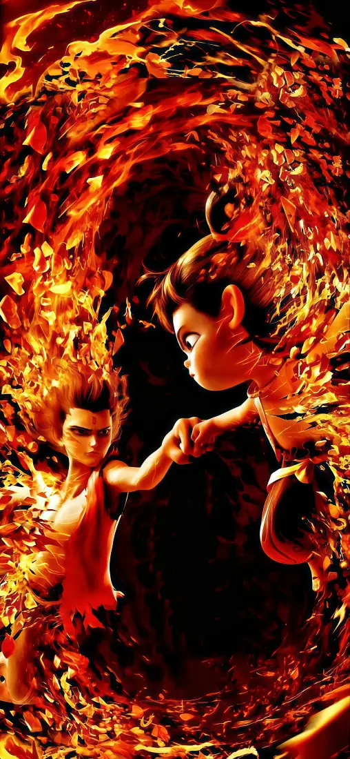 哪吒动画手机壁纸｜酷炫背景图片 - 哪吒敖丙「哲风壁纸」