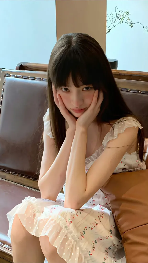美女性感手机壁纸｜甜美少女沙发背景图片 - 惊艳「哲风壁纸」