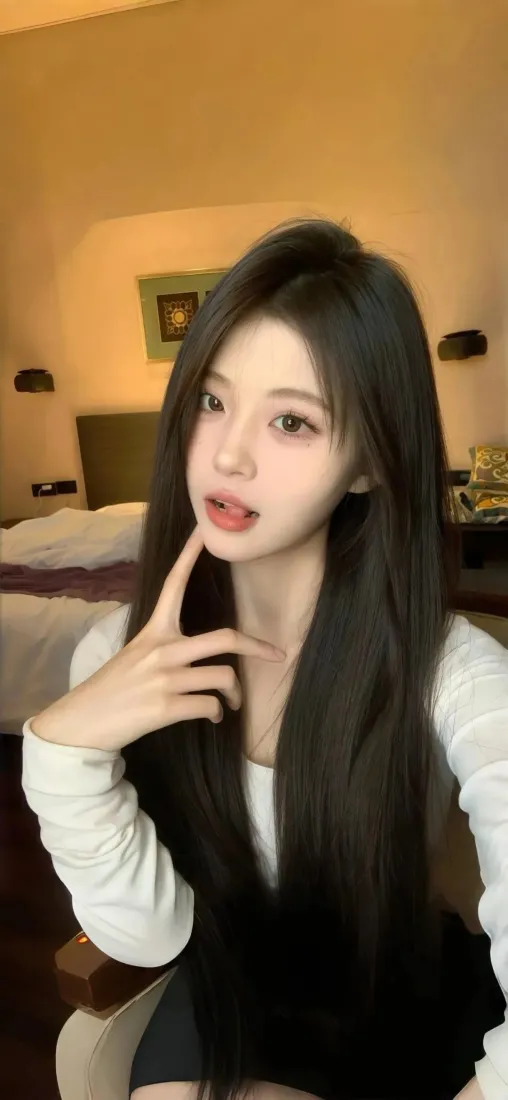 美女自拍手机壁纸｜长发美女背景图片 - 惊艳「哲风壁纸」