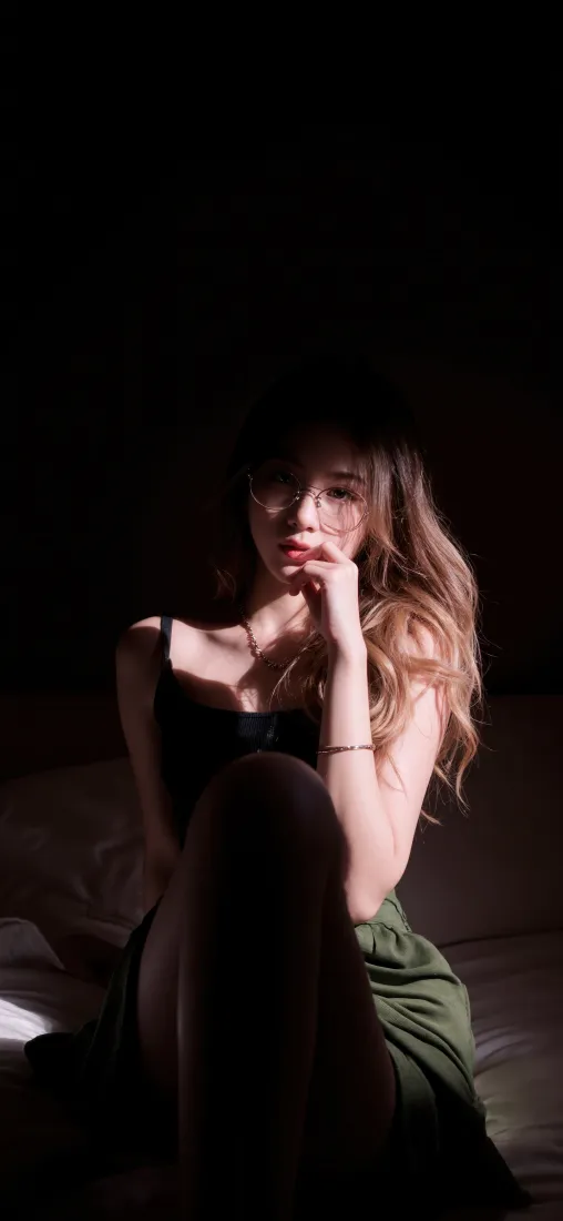 纯欲美女手机壁纸｜清爽美女背景图片 - 美腿丝袜「哲风壁纸」