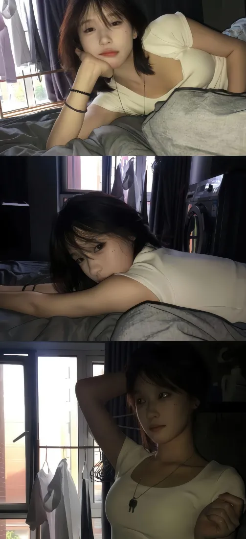 纯欲美女手机壁纸｜清爽美女背景图片 - 美腿丝袜「哲风壁纸」