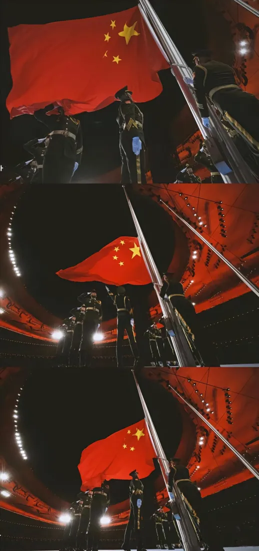 红色主图爱国背景图片 - 中国国旗场景「哲风壁纸」