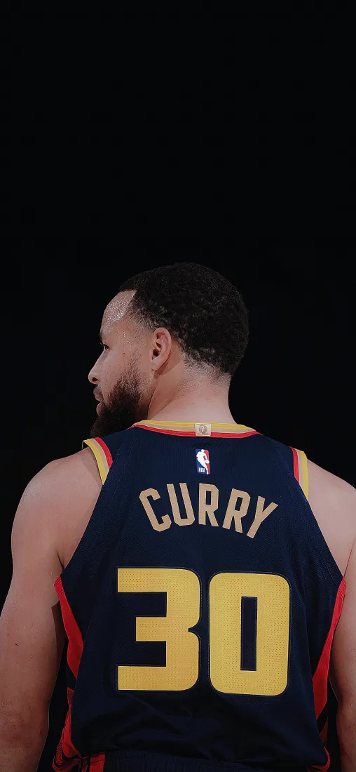库里手机壁纸｜NBA球星库里背影背景图片 - 30号「哲风壁纸」
