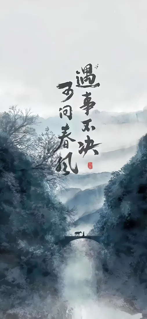 剑来手机壁纸｜陈平安宁姚背景图片 - 山水意境「哲风壁纸」