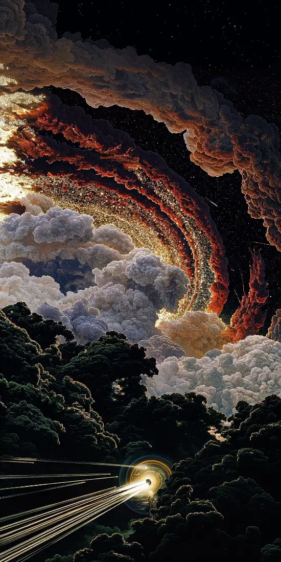 震撼视觉冲击手机手机壁纸 - 星空云景「哲风壁纸」