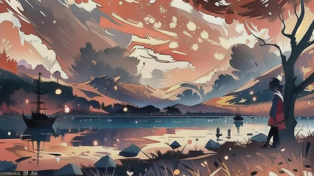 3k插画风景壁纸｜赛博朋克风背景图片 - 绝美景色「哲风壁纸」