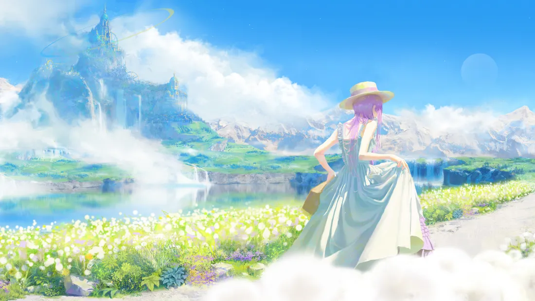 4k少女动漫壁纸｜梦幻背景图片 - 唯美风景「哲风壁纸」