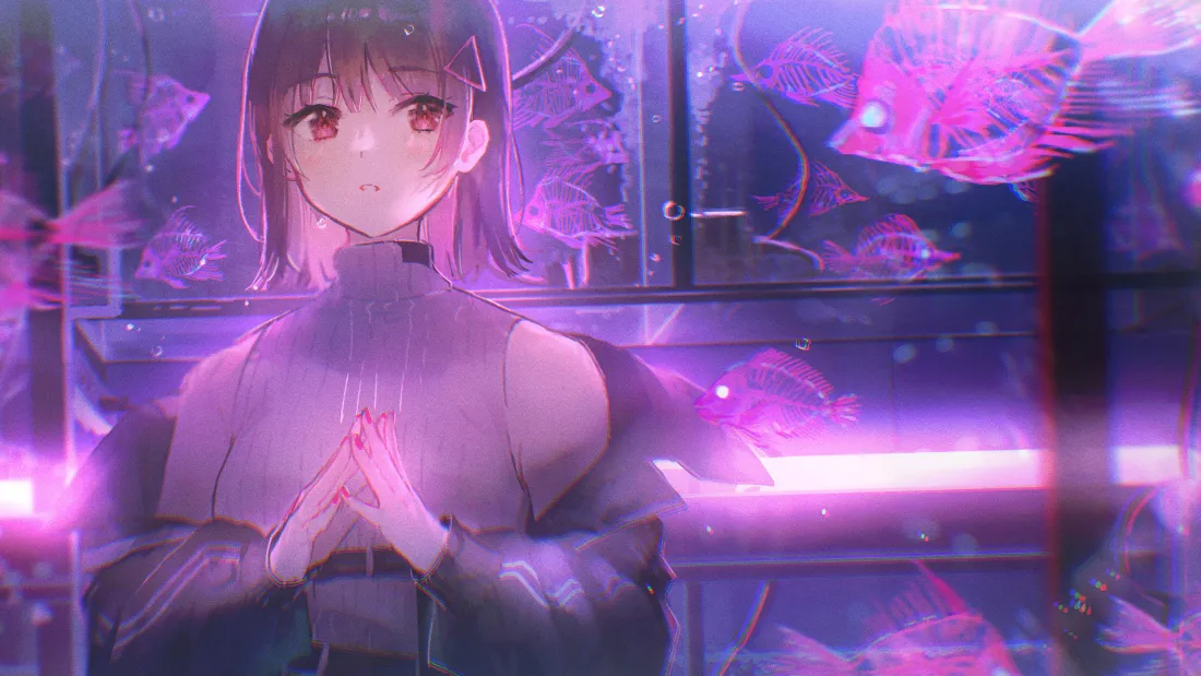 4k美女动漫壁纸｜奇幻背景图片 - 唯美少女「哲风壁纸」