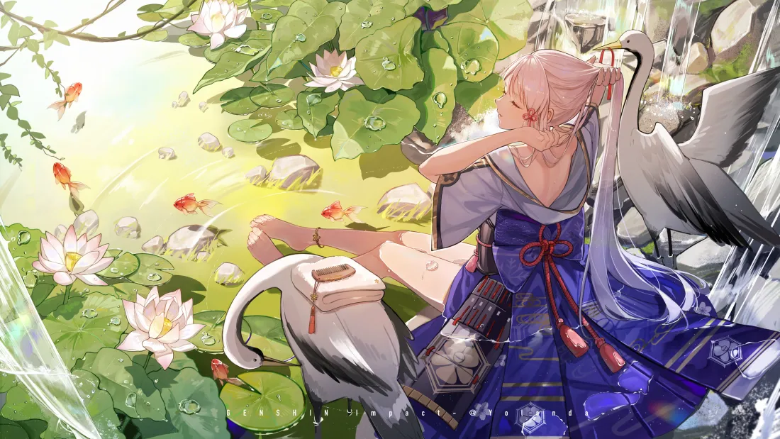 5k少女动漫壁纸｜古风少女背景图片 - 唯美画面「哲风壁纸」