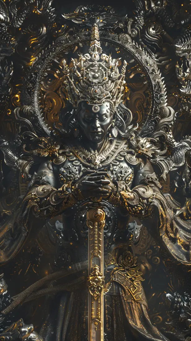 3D手机壁纸｜金刚护法天王背景图片 - 震撼呈现「哲风壁纸」