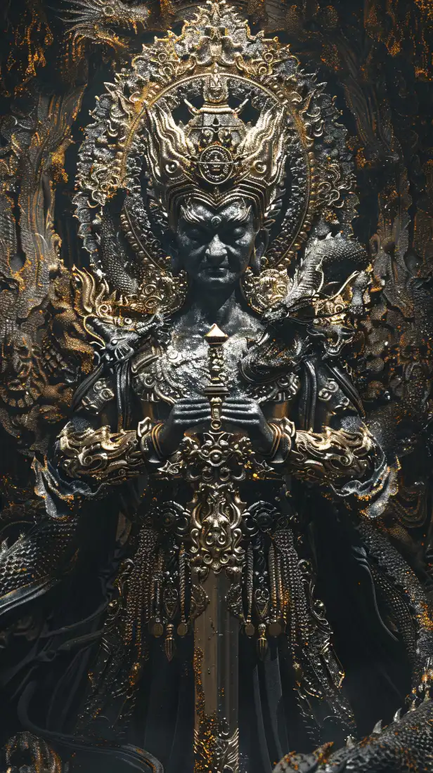 3D手机壁纸｜金刚护法天王背景图片 - 震撼视觉「哲风壁纸」