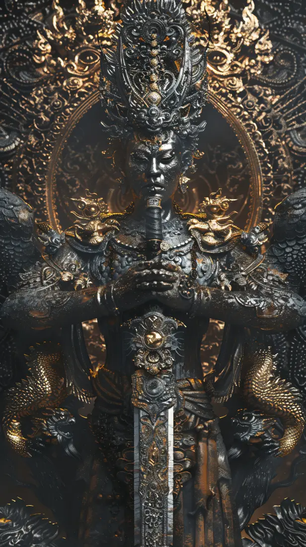 3D手机壁纸｜金刚护法天王背景图片 - 震撼呈现「哲风壁纸」