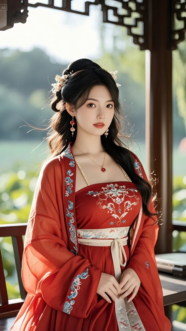 古风美女手机壁纸｜古典汉服背景图片 - 优雅「哲风壁纸」